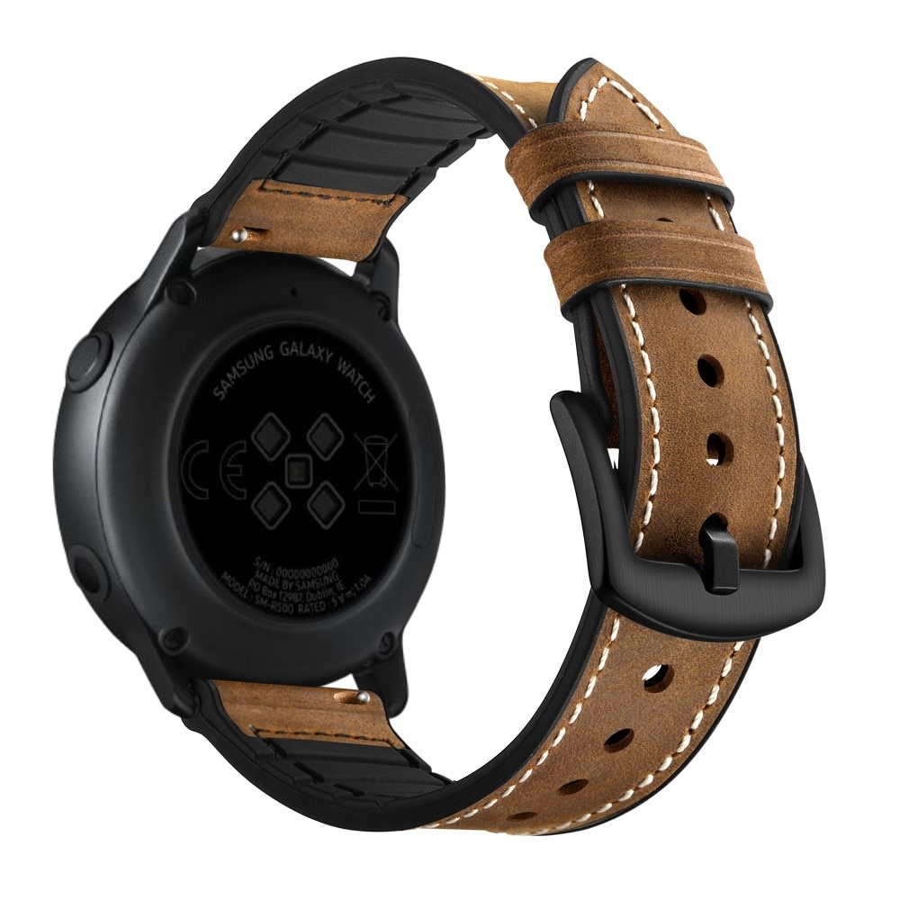Samsung Galaxy Watch 4 40mm Skinnreim Premium brun