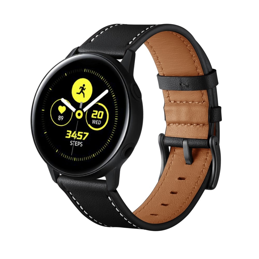 Samsung Galaxy Watch 42mm Reim Lær svart