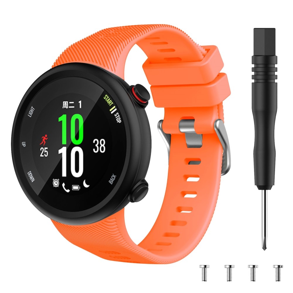 Garmin Forerunner 45 Reim Silikon oransje