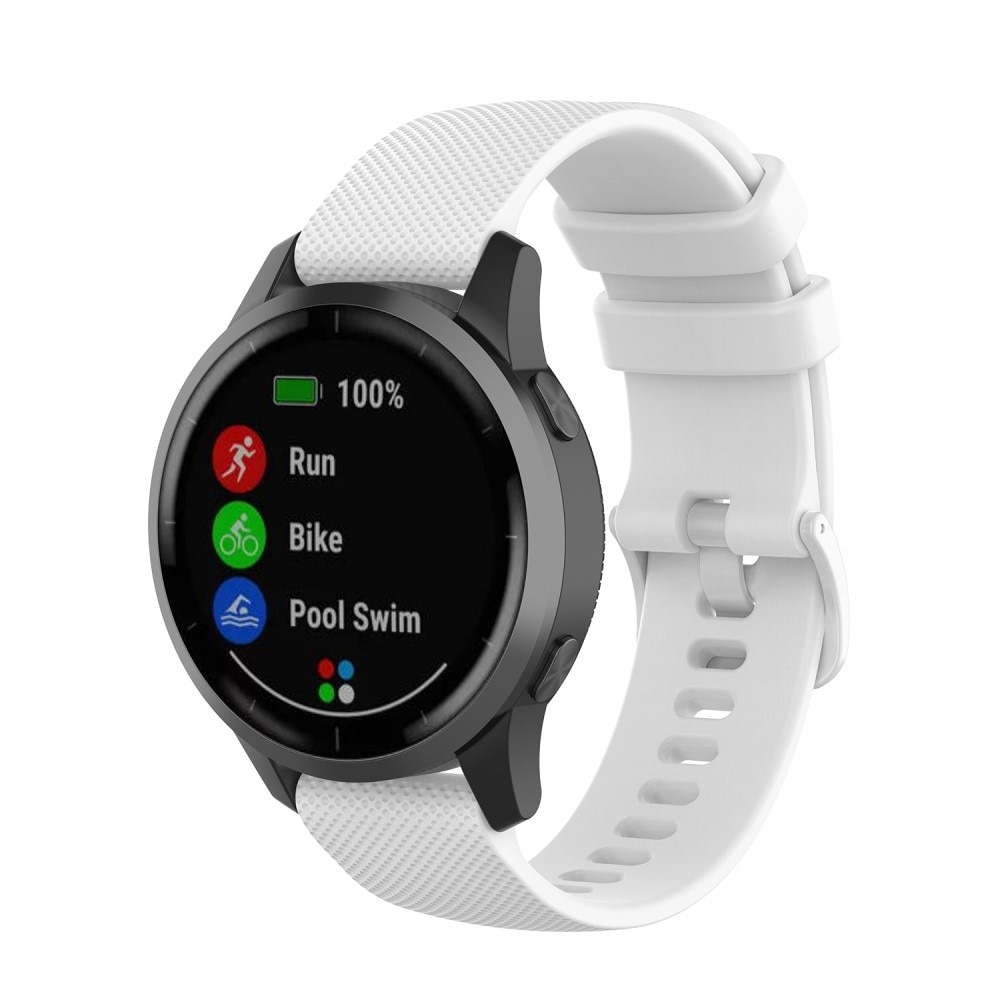 Garmin Vivoactive 4 Reim Silikon hvit