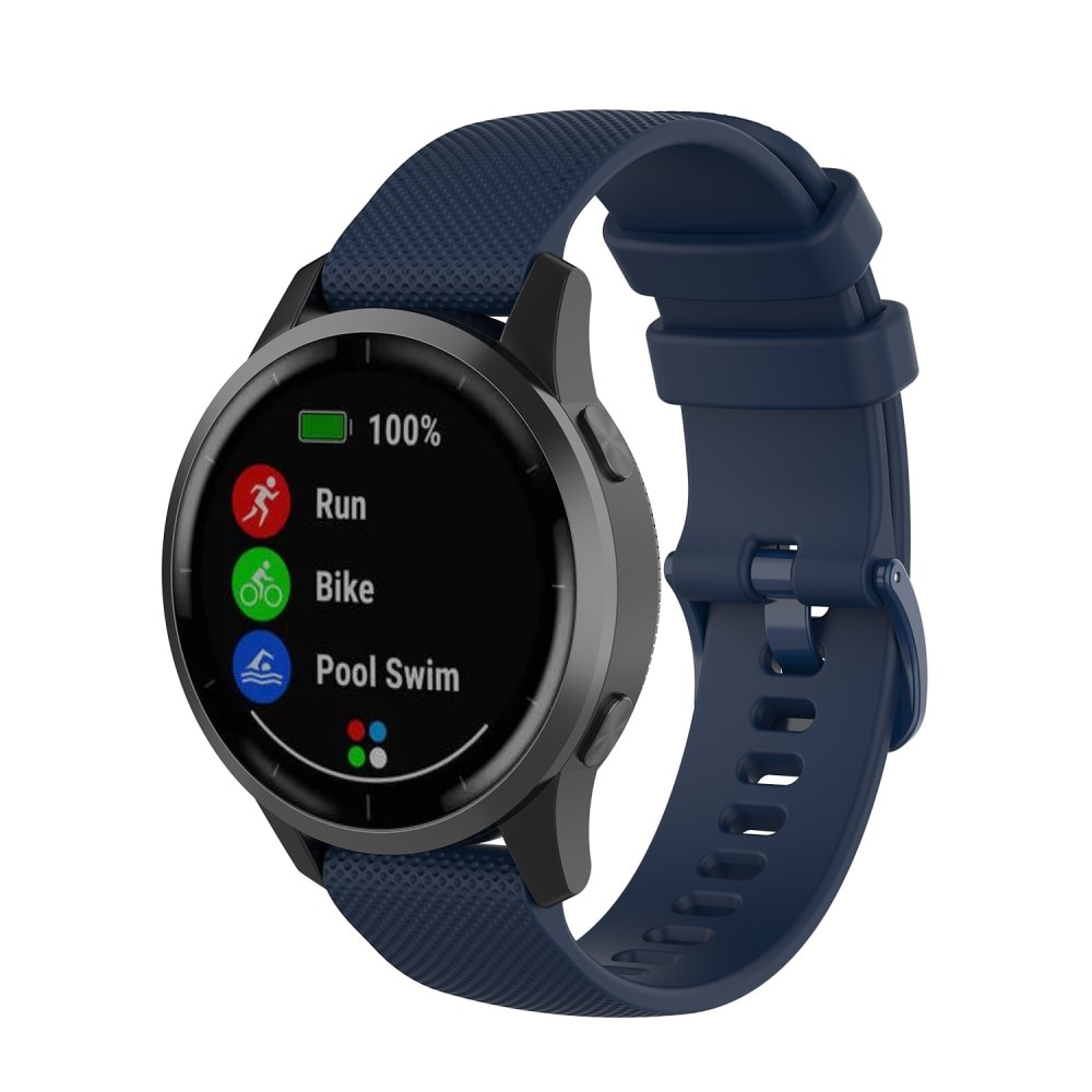 Garmin Vivoactive 4 Reim Silikon blå