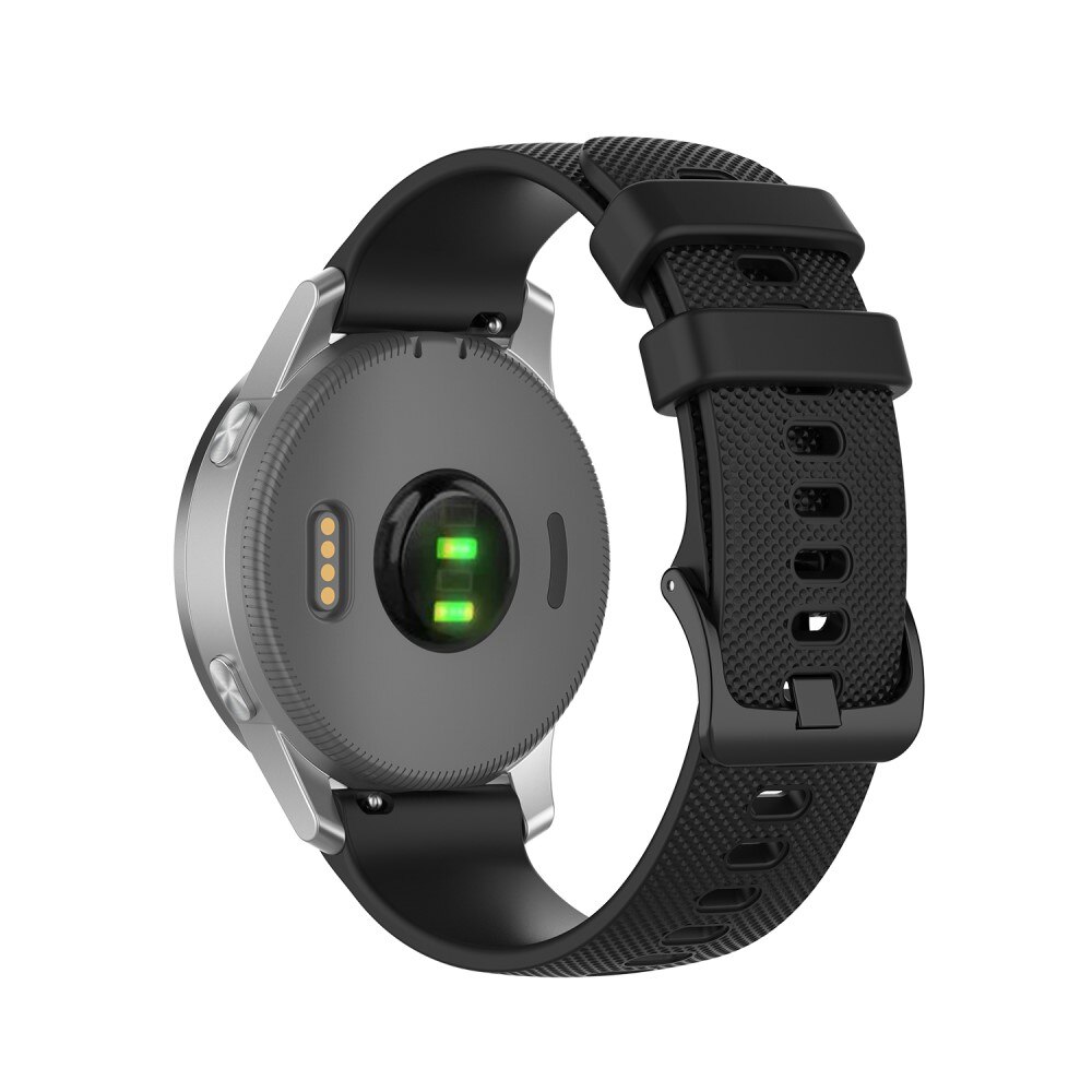 Garmin Vivoactive 4s/Venu 2s Reim Silikon svart