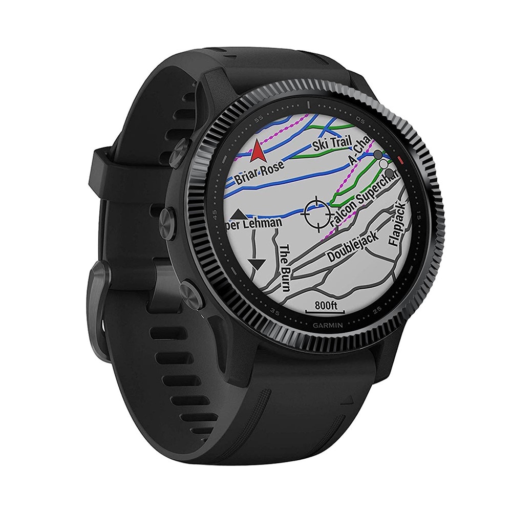 Ramme Fluted Garmin Fenix 6S svart