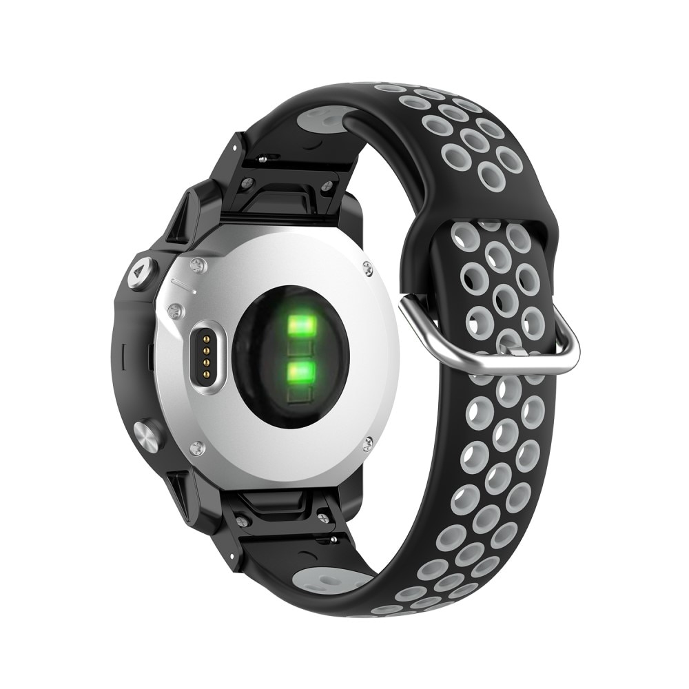 Garmin Fenix 6S Reim Sport Silikon svart