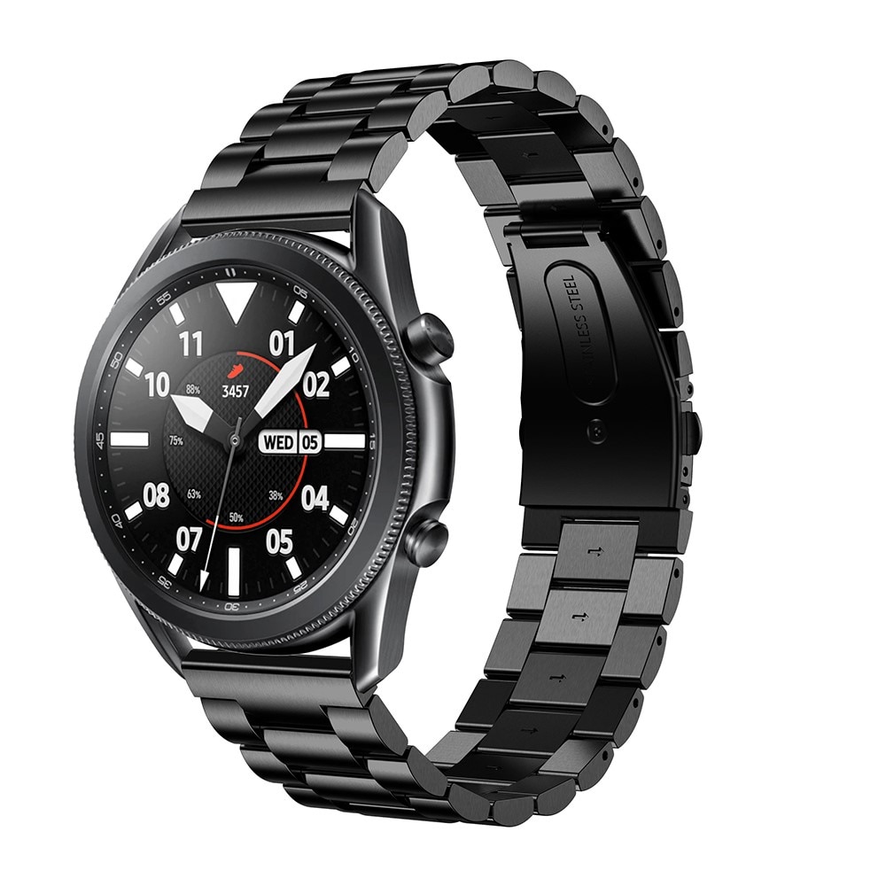 Metallarmbånd Samsung Galaxy Watch 4 44mm/Classic 46mm svart