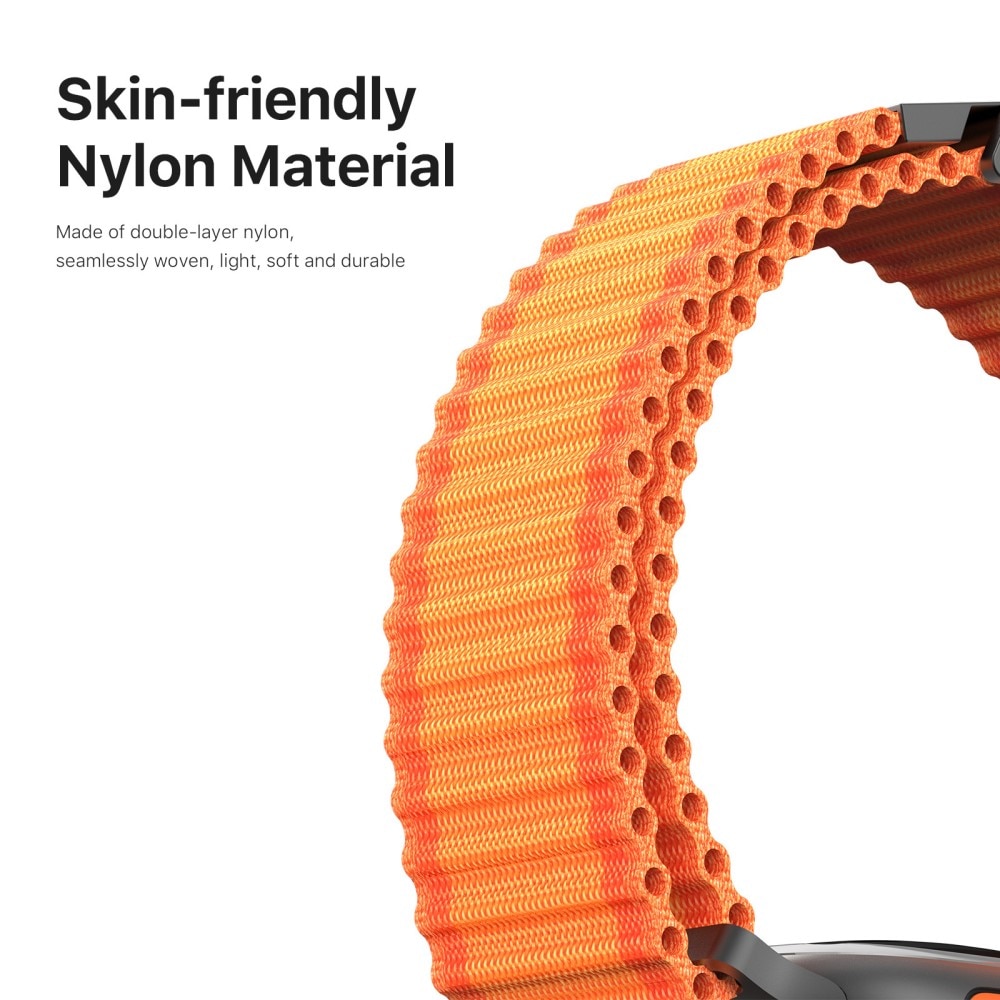 Active Nylon Reim Apple Watch Ultra 49mm 2nd Gen Oransje