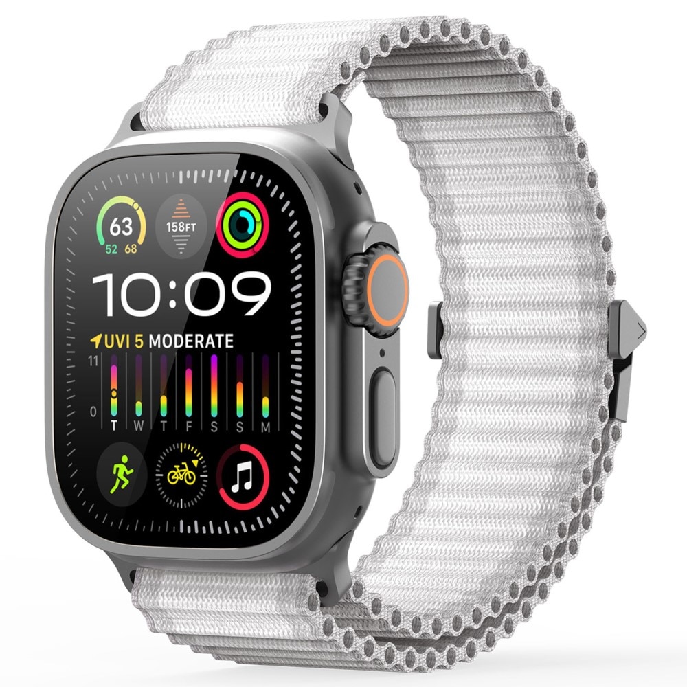 Active Nylon Reim Apple Watch Series 10 46mm Hvit
