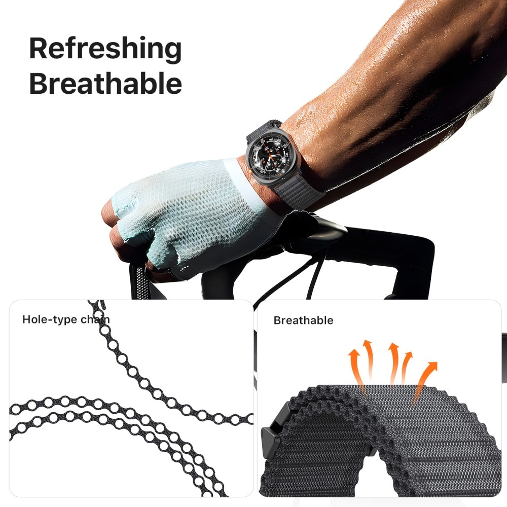 Active Nylon Reim Samsung Galaxy Watch Ultra 47mm Svart
