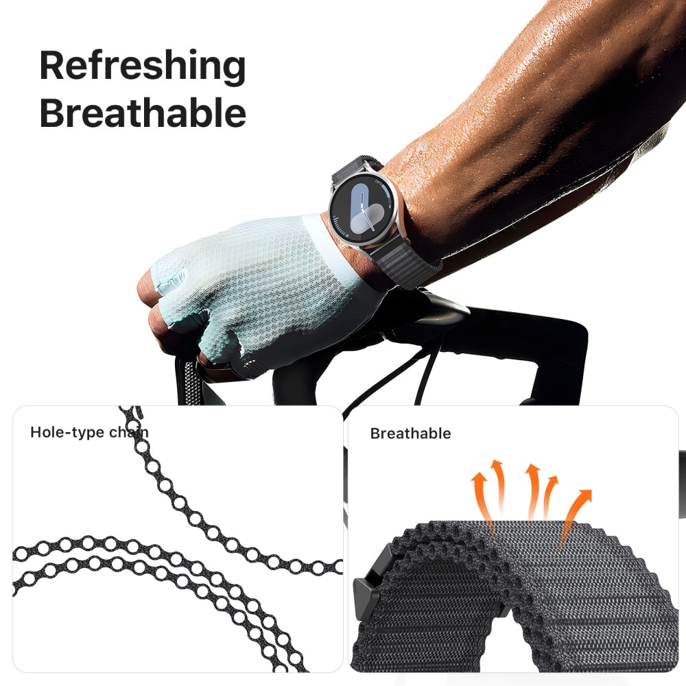 Active Nylon Reim Samsung Galaxy Watch 7 40mm Svart