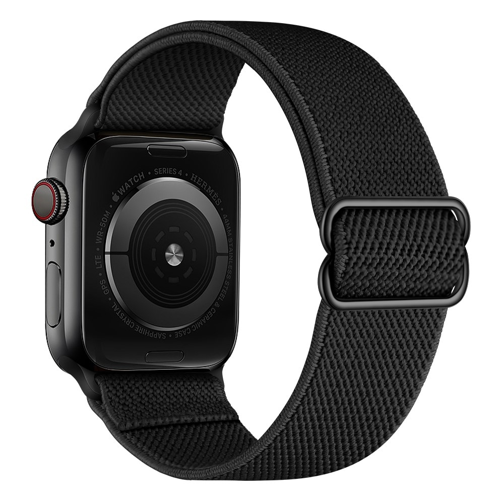 Apple Watch Series 1-3 42mm Elastisk Nylonreim Svart
