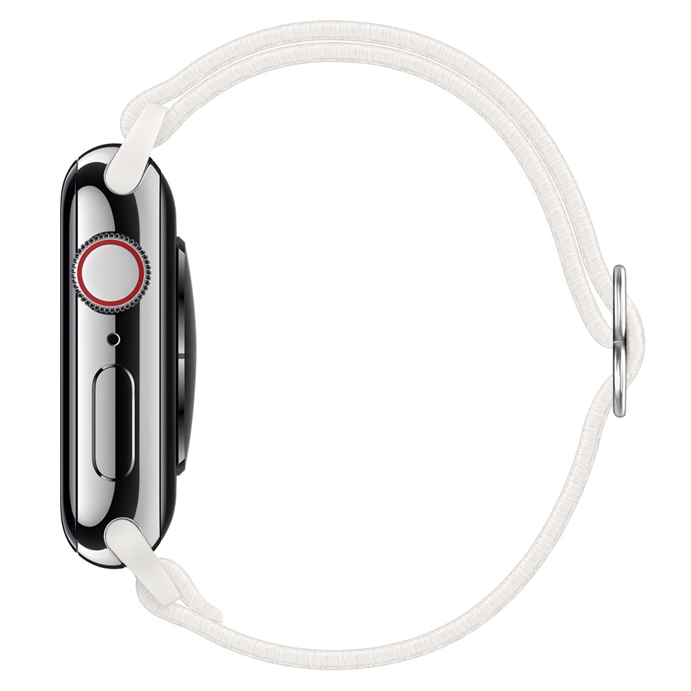 Apple Watch Series 1-3 42mm Elastisk Nylonreim Hvit
