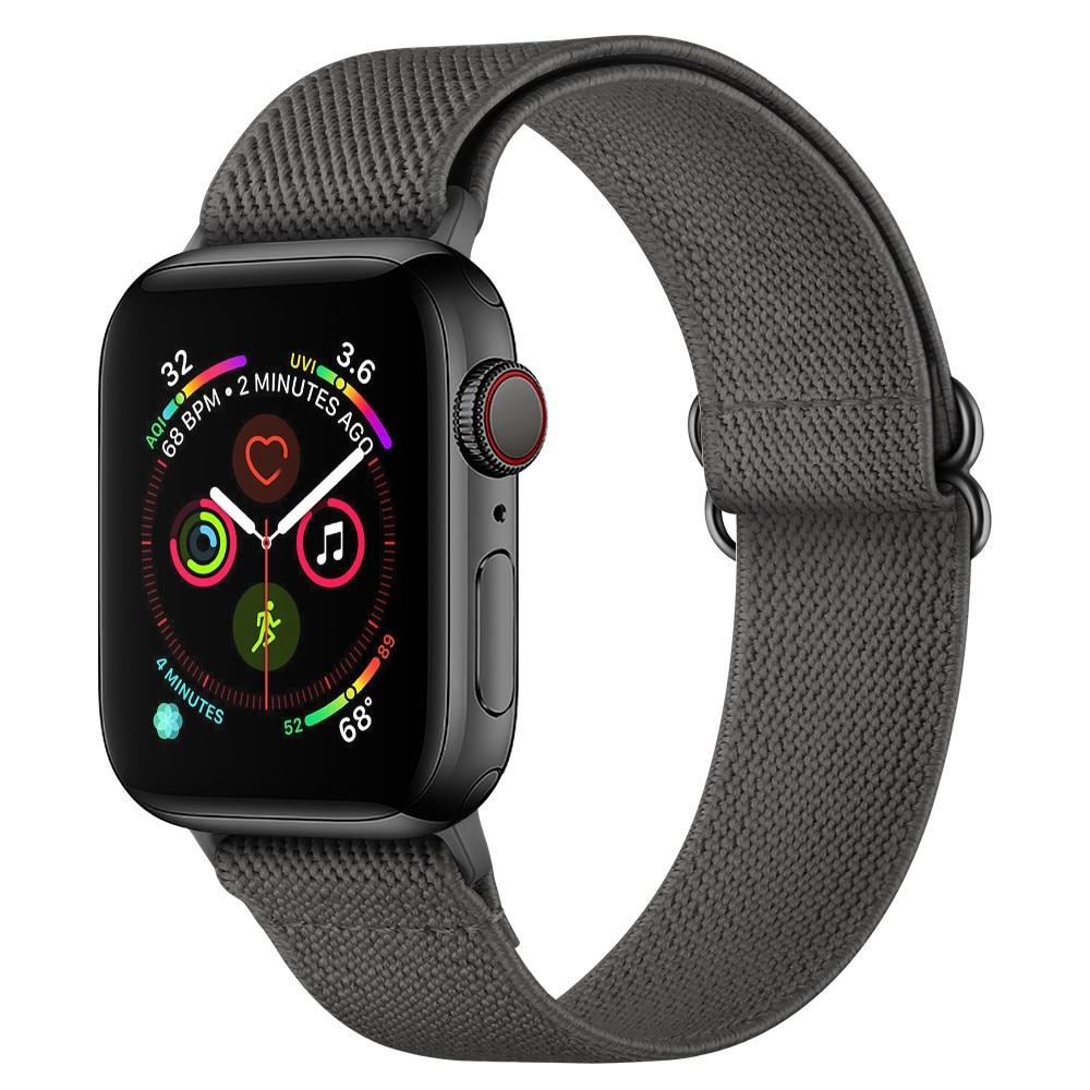 Apple Watch 38/40/41 mm Elastisk Nylonreim grå