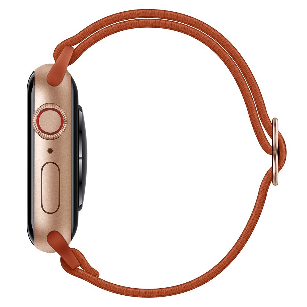 Apple Watch Series 9 41mm Elastisk Nylonreim Brun