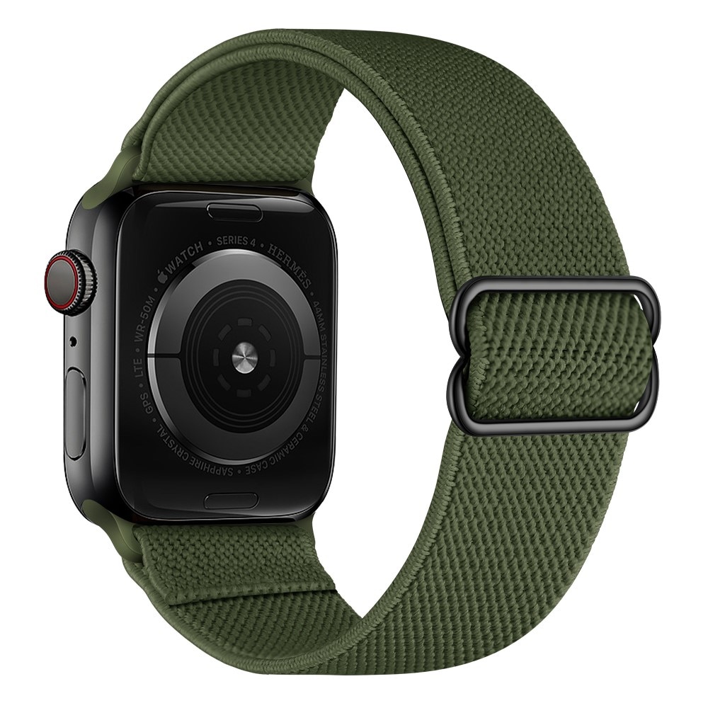 Apple Watch SE 44mm Elastisk Nylonreim Grønn