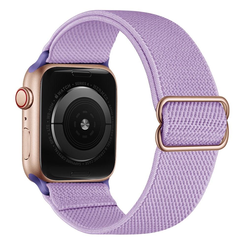 Apple Watch SE 40mm Elastisk Nylonreim lilla