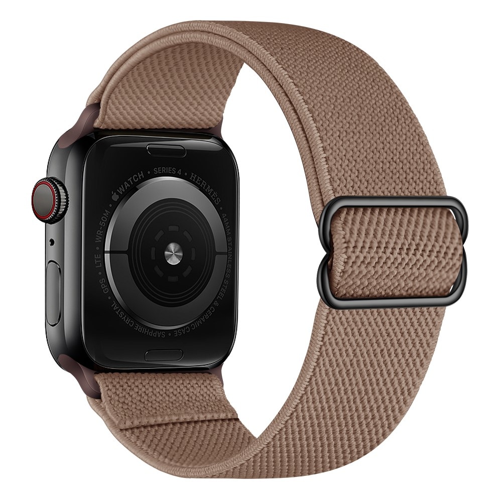 Apple Watch 41mm Series 8 Elastisk Nylonreim brun