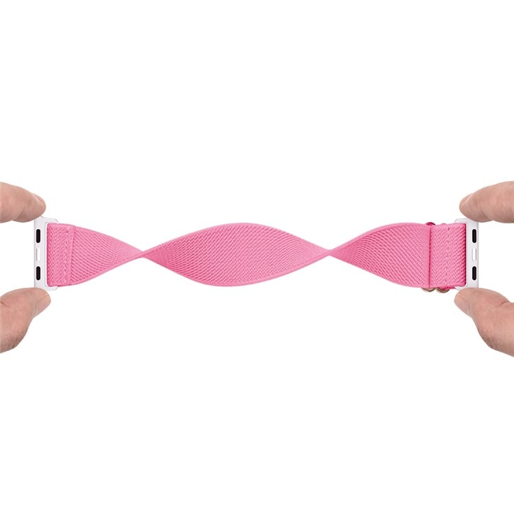 Apple Watch 38mm Elastisk Nylonreim rosa