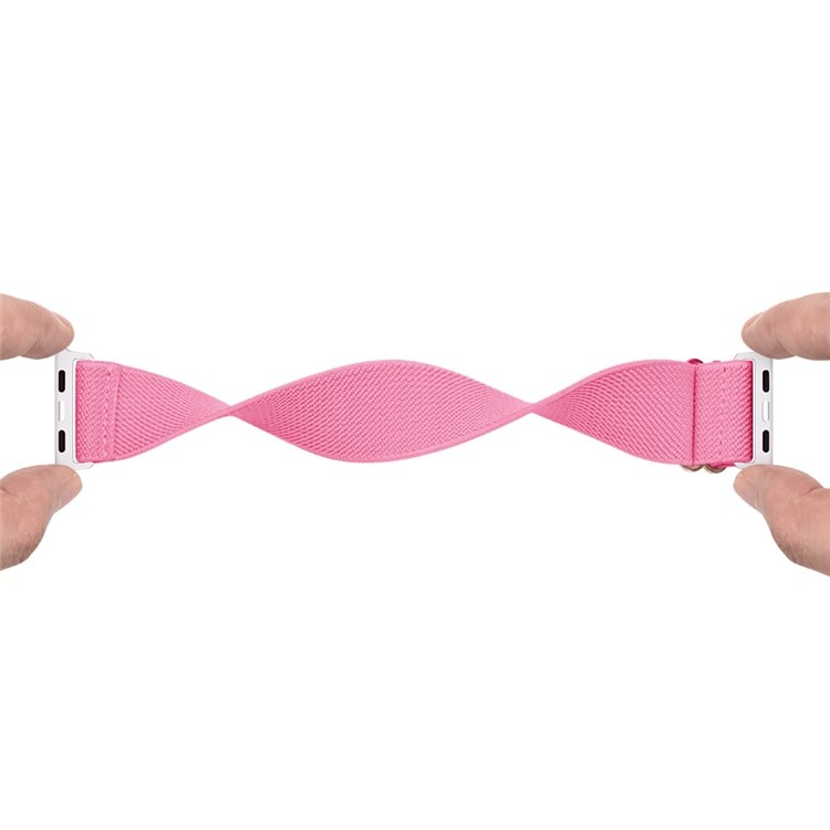 Apple Watch Ultra 49mm 2nd Gen Elastisk Nylonreim Rosa