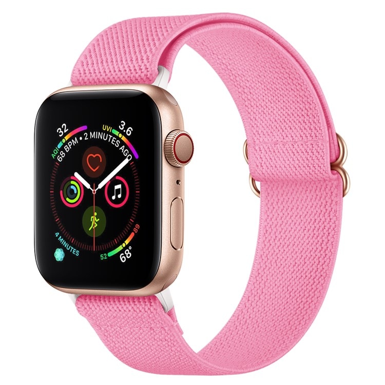 Apple Watch 41mm Series 8 Elastisk Nylonreim rosa