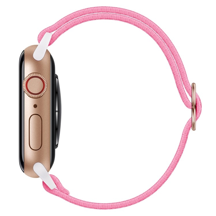 Apple Watch SE 44mm Elastisk Nylonreim rosa