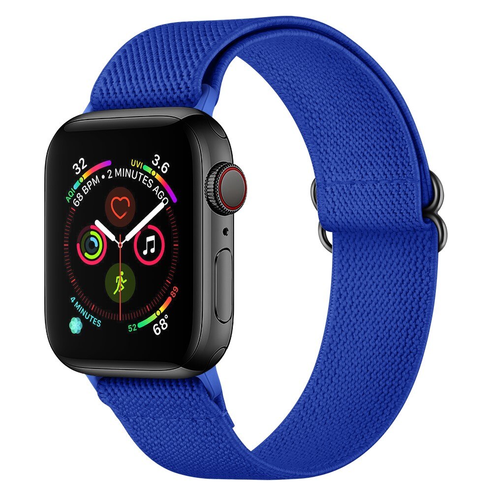 Apple Watch Series 8 45mm Elastisk Nylonreim Blå