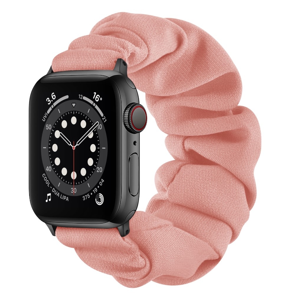 Scrunchie Reim Apple Watch 38/40/41 mm rosa/svart