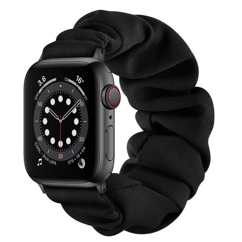 Scrunchie Reim Apple Watch 38/40/41 mm svart