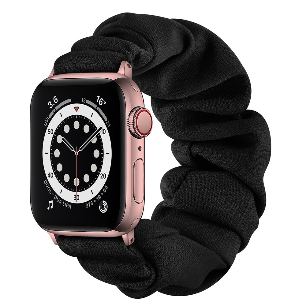 Scrunchie Reim Apple Watch SE 40mm svart/rosegull