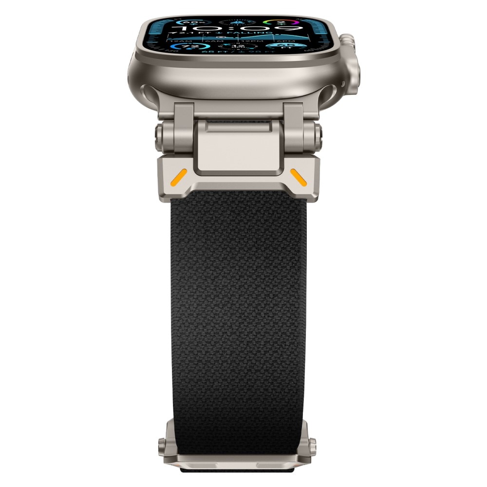 Endure Flex Nylon Strap Apple Watch Series 9 45mm Svart/titan