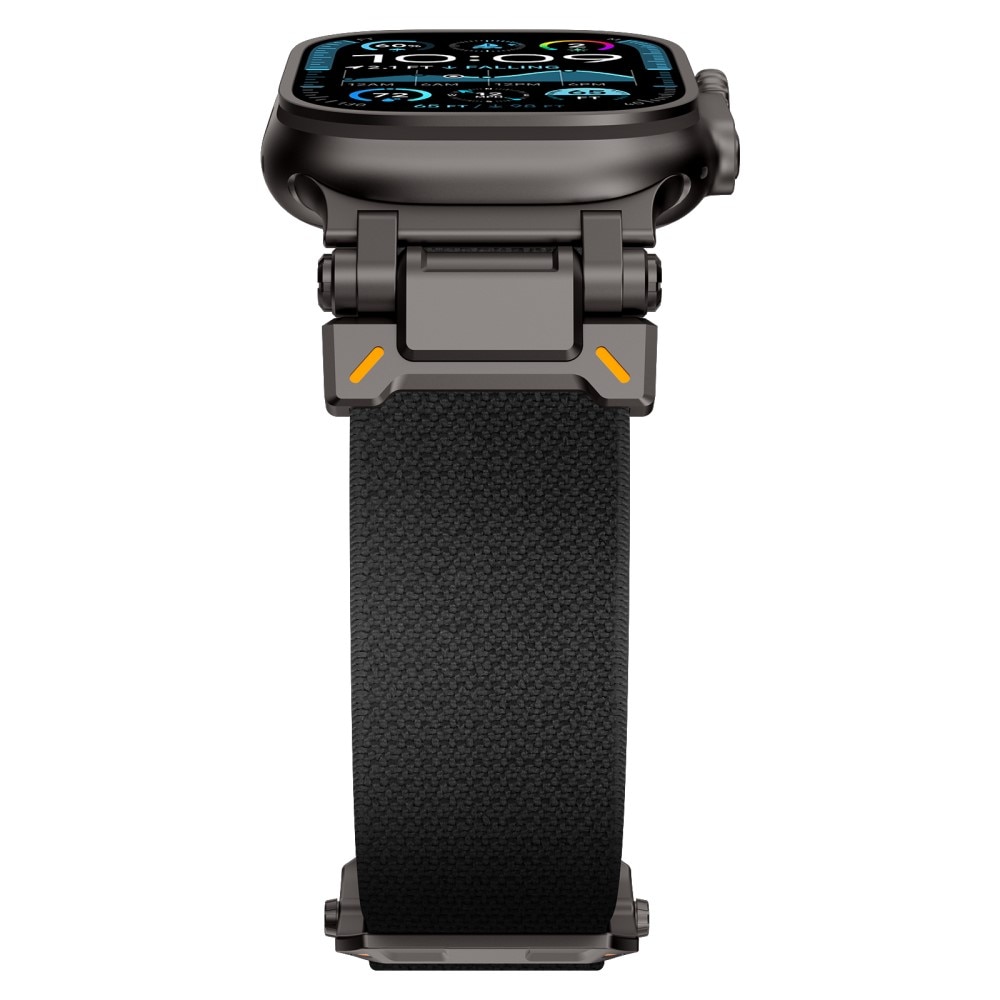 Apple Watch Ultra 49mm 2nd Gen Elastisk Nylonreim Svart
