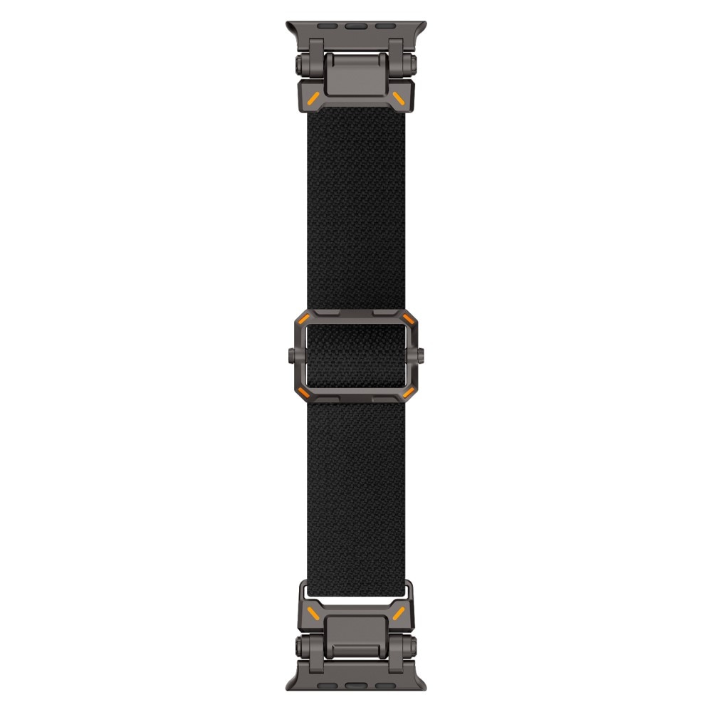 Apple Watch Ultra 49mm 2nd Gen Elastisk Nylonreim Svart