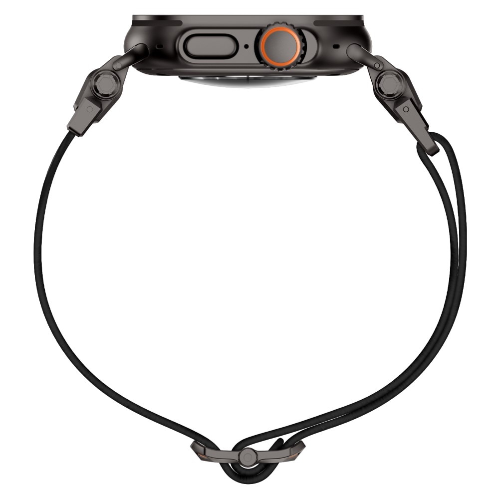 Apple Watch Ultra 49mm 2nd Gen Elastisk Nylonreim Svart