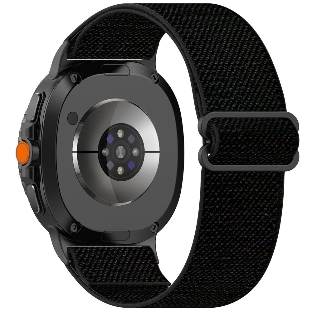 Samsung Galaxy Watch 8 Classic Elastisk Nylonreim Svart