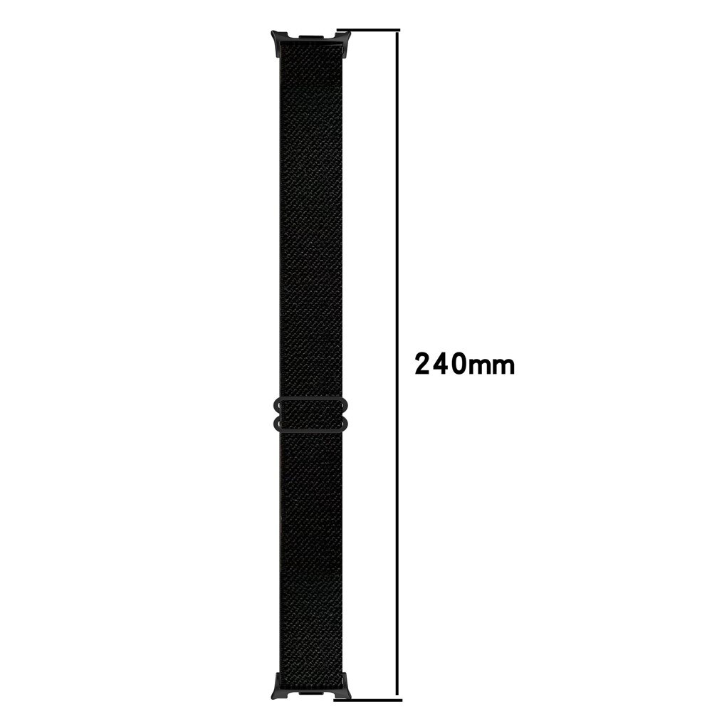 Samsung Galaxy Watch 8 Classic Elastisk Nylonreim Svart