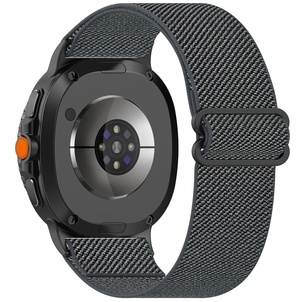 Samsung Galaxy Watch 8 Classic Elastisk Nylonreim Mørk grå