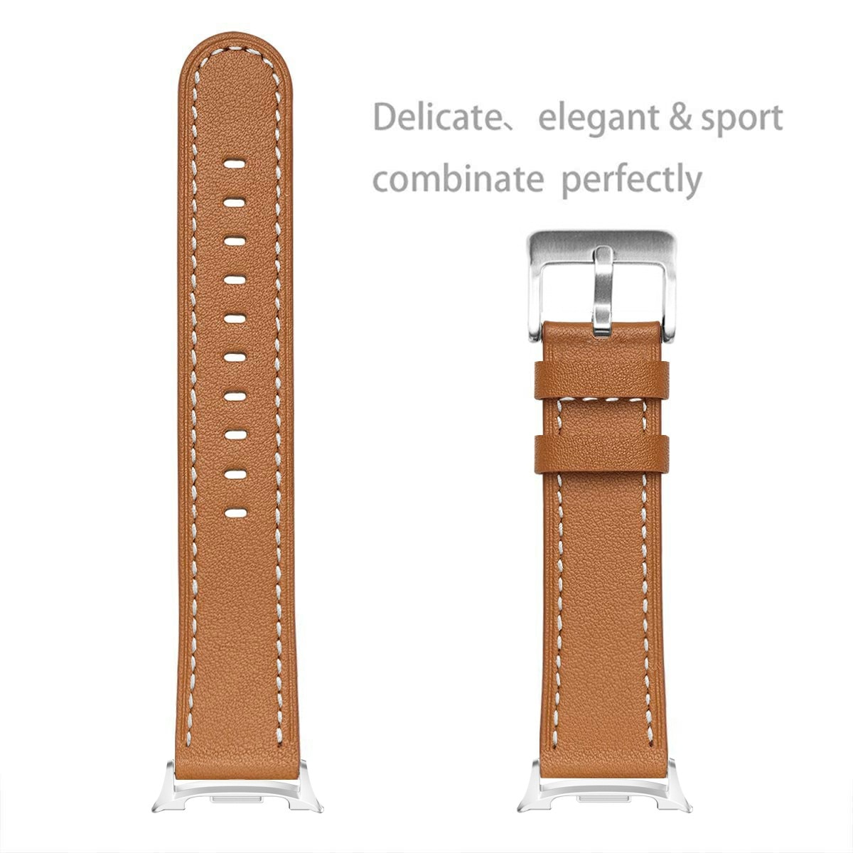 Samsung Galaxy Watch 8 40mm Reim Lær Cognac