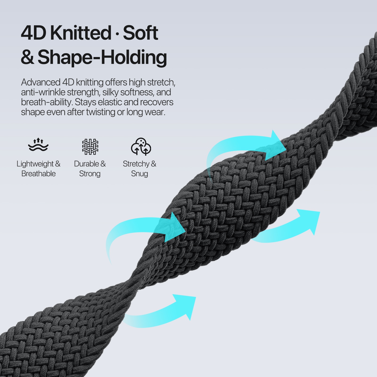 Nylon Woven Reim Apple Watch Series 11 46mm Navy