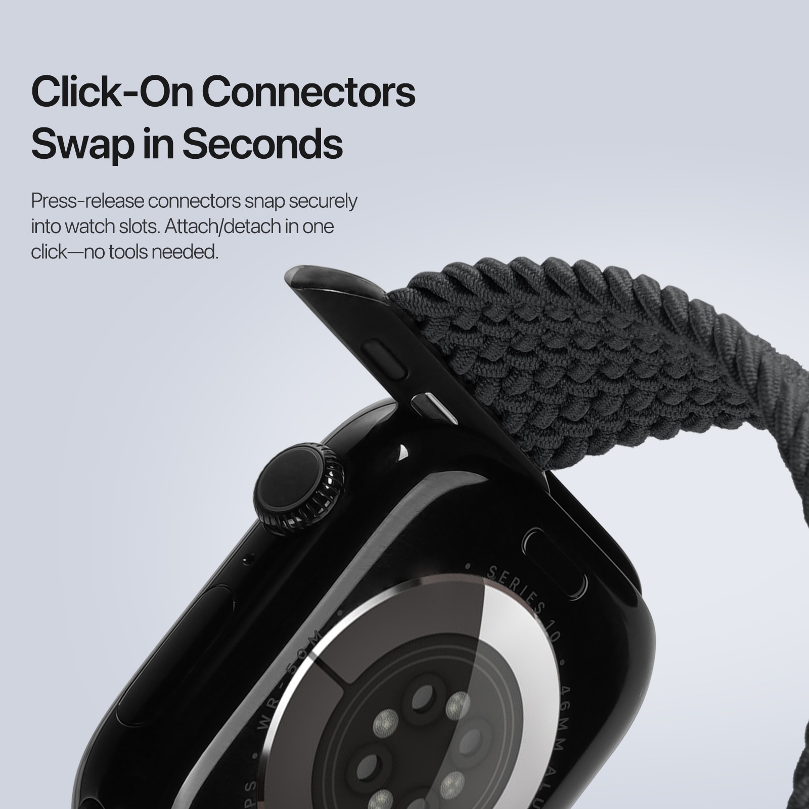 Nylon Woven Reim Apple Watch Series 11 46mm Navy