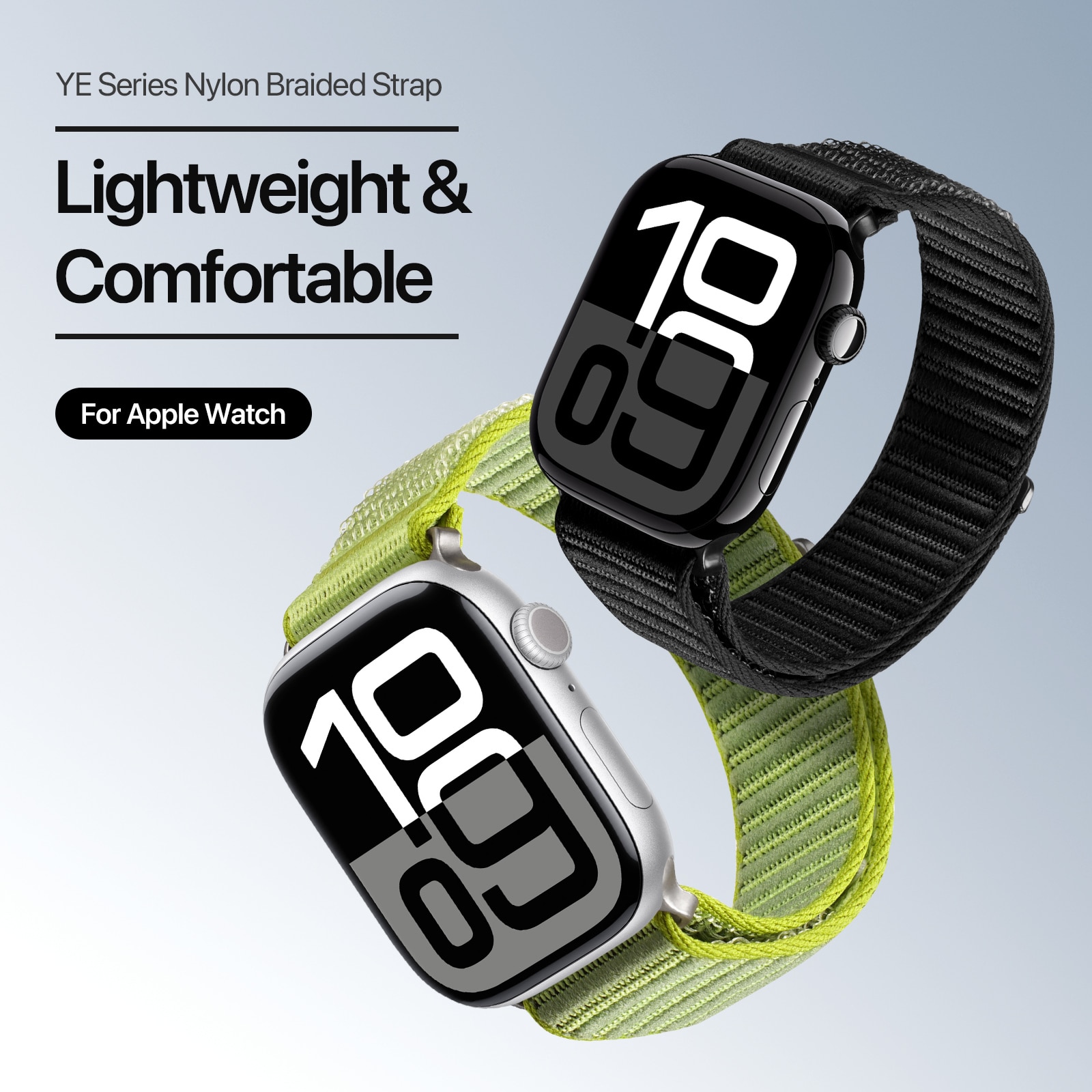 Nylon Reim Apple Watch Series 8 41mm Svart