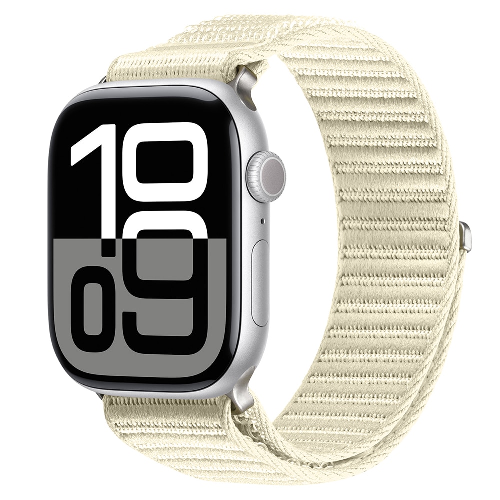 Nylon Reim Apple Watch Series 9 41mm Hvit