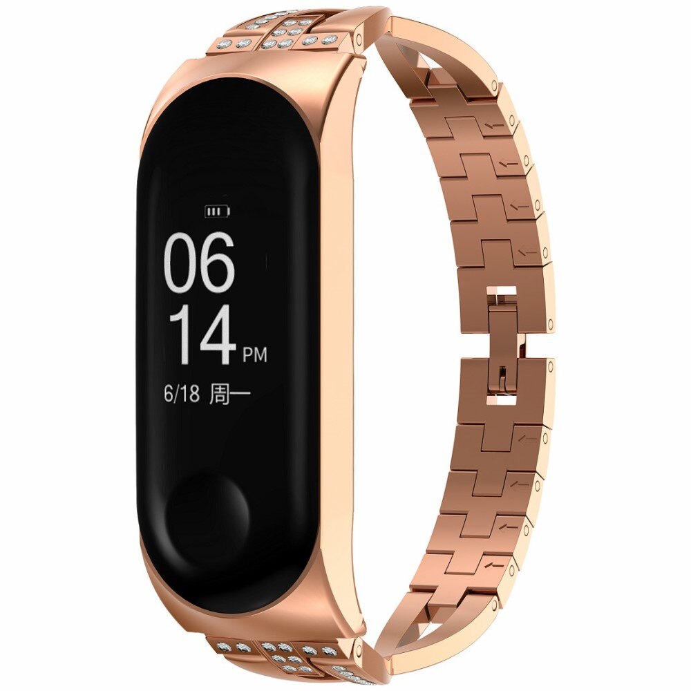 Crystal Bracelet Xiaomi Mi Band 3/4 rosegull