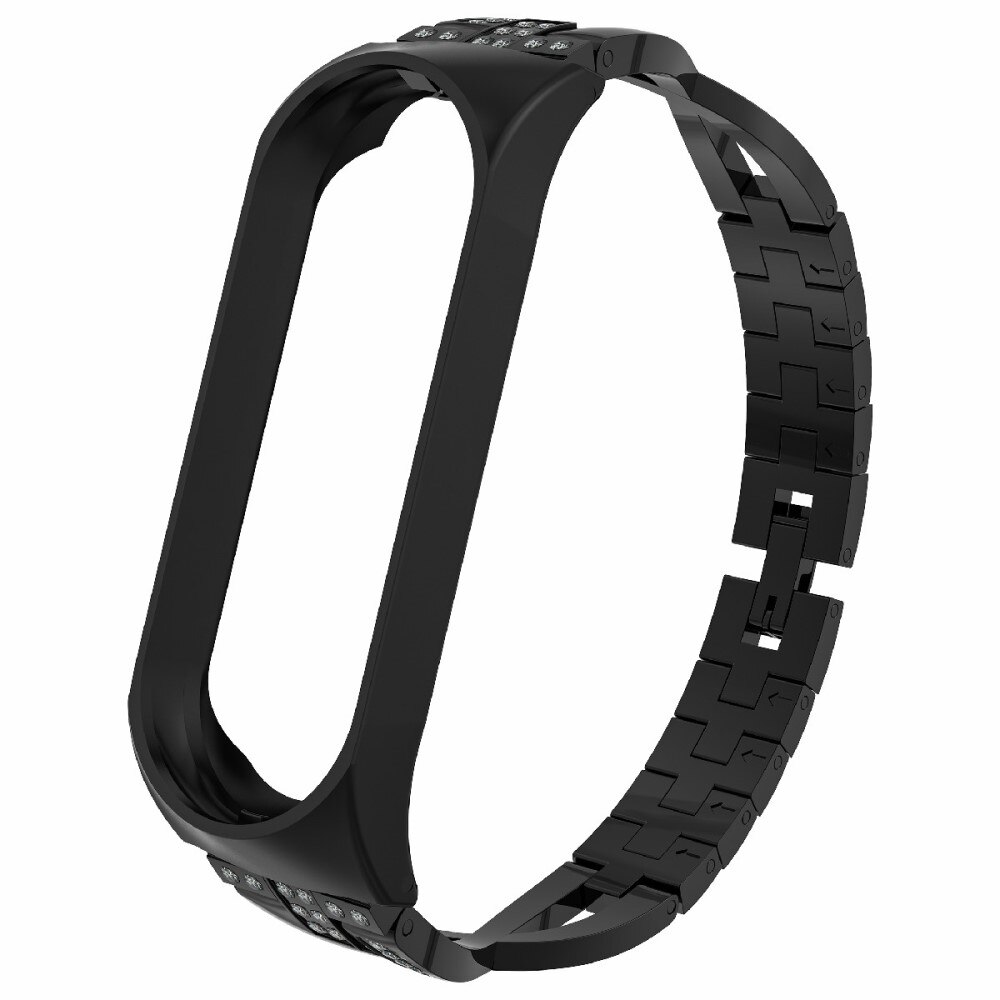 Crystal Bracelet Xiaomi Mi Band 5/6 Black