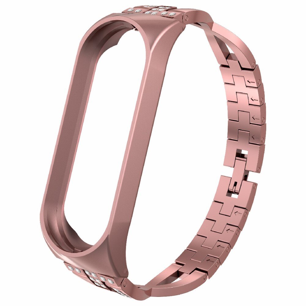 Crystal Bracelet Xiaomi Mi Band 5/6 rosa gull