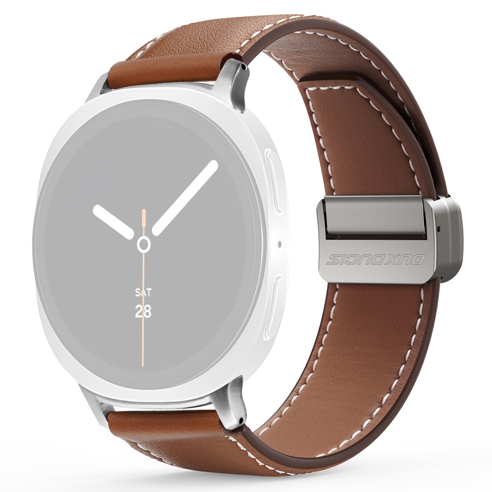 Lærreim Samsung Galaxy Watch 8 44mm Brun