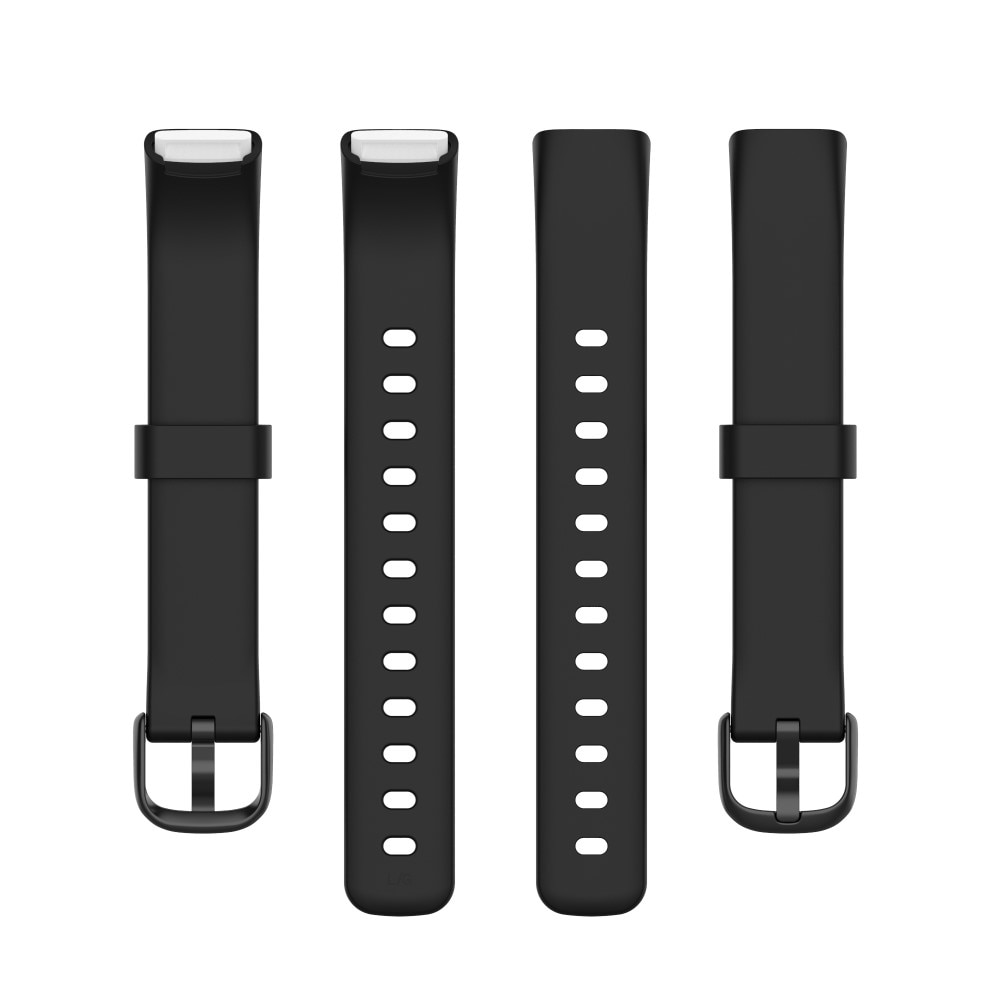 Silikonarmbånd Fitbit Luxe svart (Large)