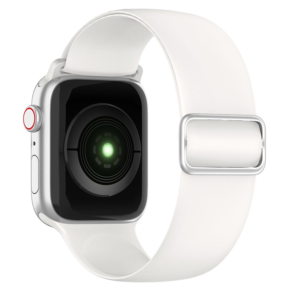 Apple Watch 42mm Elastisk Reim Silikon hvit