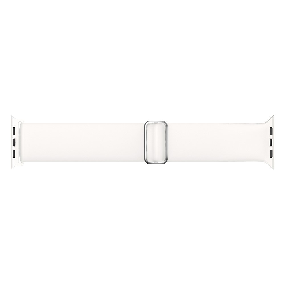 Apple Watch 42mm Elastisk Reim Silikon hvit
