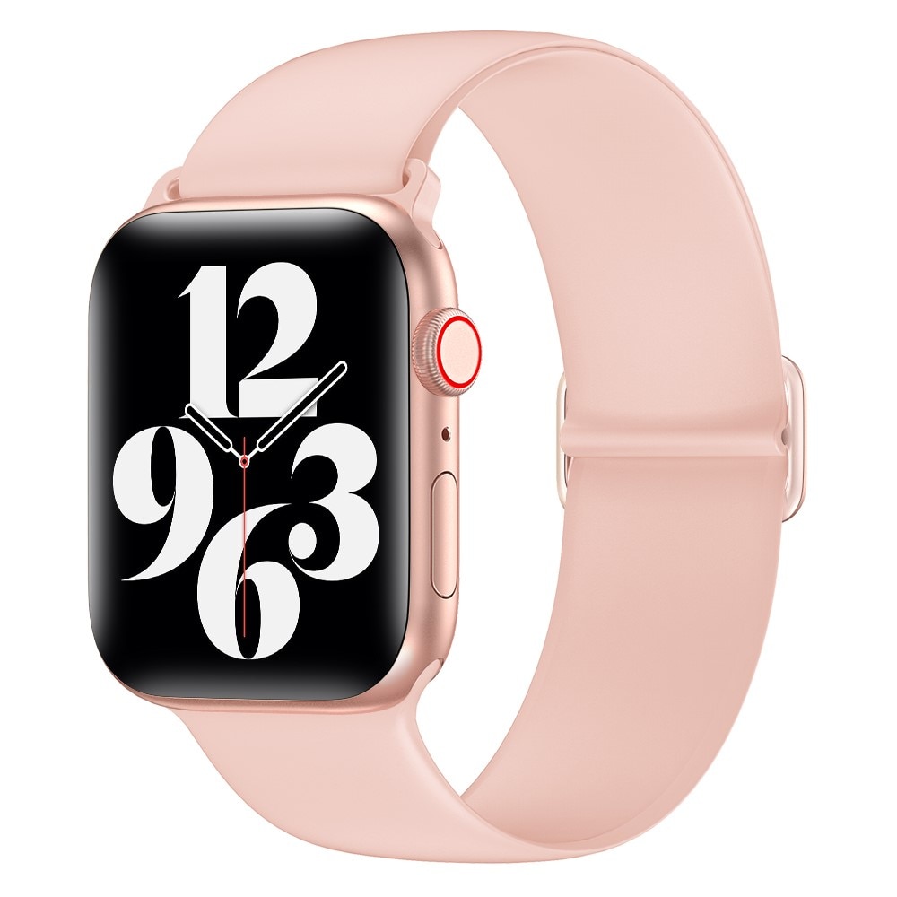 Apple Watch 38/40/41mm Elastisk Reim Silikon rosa