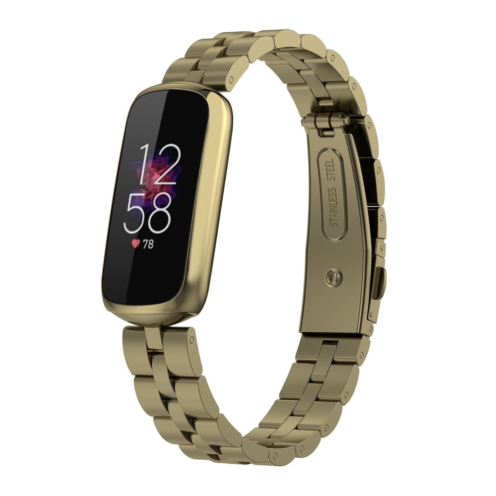 Fitbit Luxe Metal Reim Gull