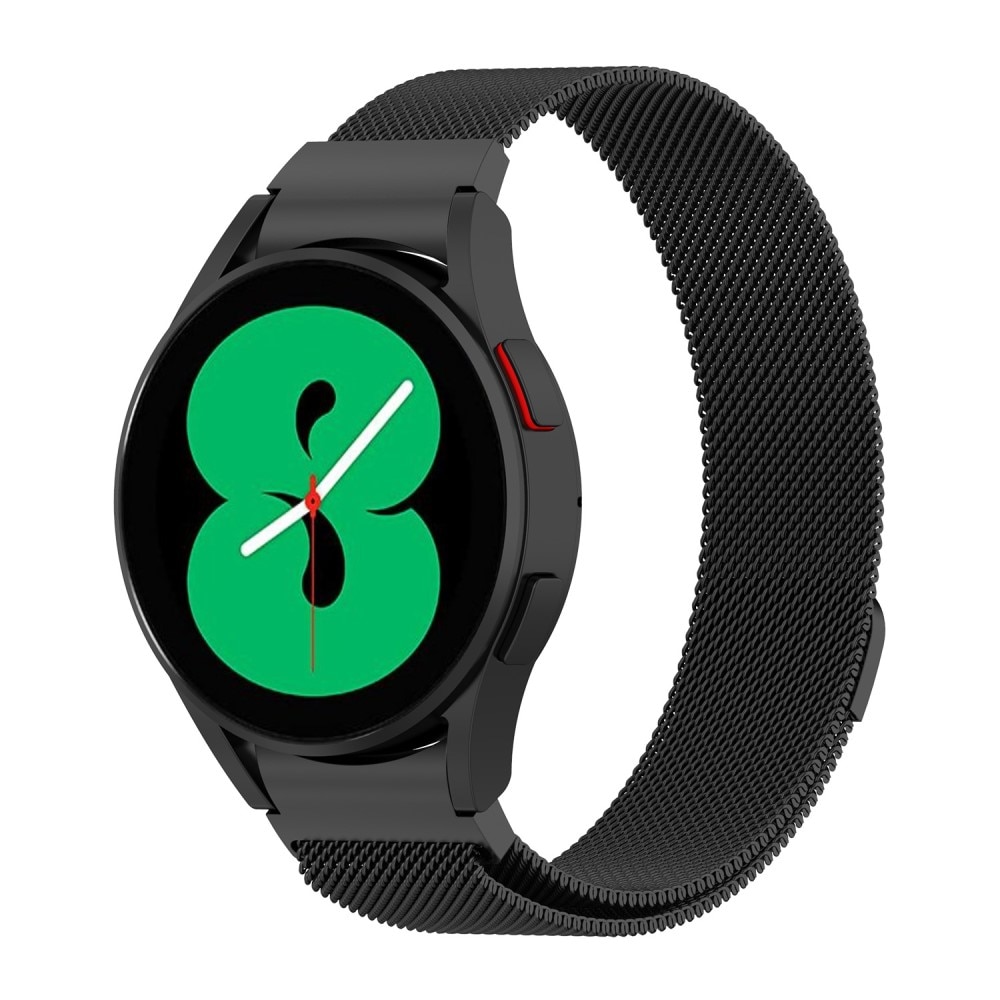 Samsung Galaxy Watch 4 44mm Full Fit Reim Milanese Loop svart